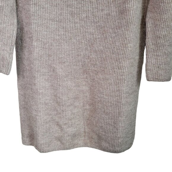 NWT H&M Women's Wool Blend Square Neckline Beige Knit Sweater Dress Size XXL - Picture 6 of 12